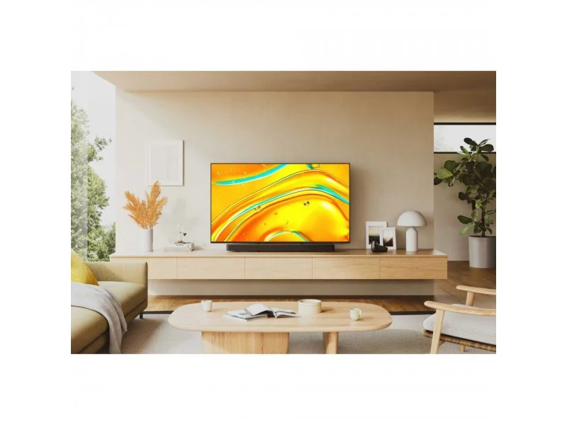 K-65XR55B на тумбе с саундбаром